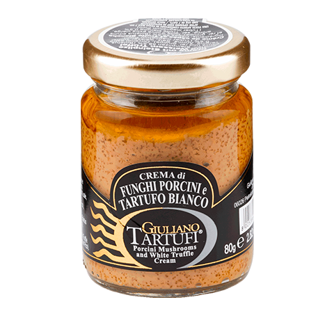 CREMA DI FUNGHI PORCINI E TARTUFO BIANCO - GIULIANO TARTUFI