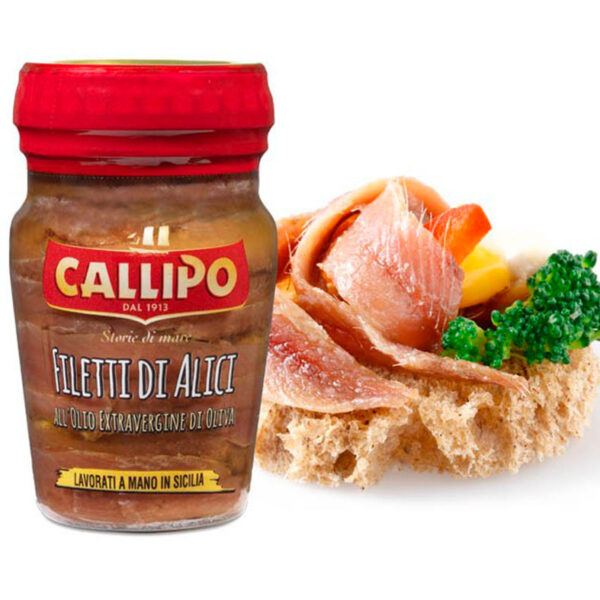 FILETTI ALICI 75GR OLIO EVO – CALLIPO