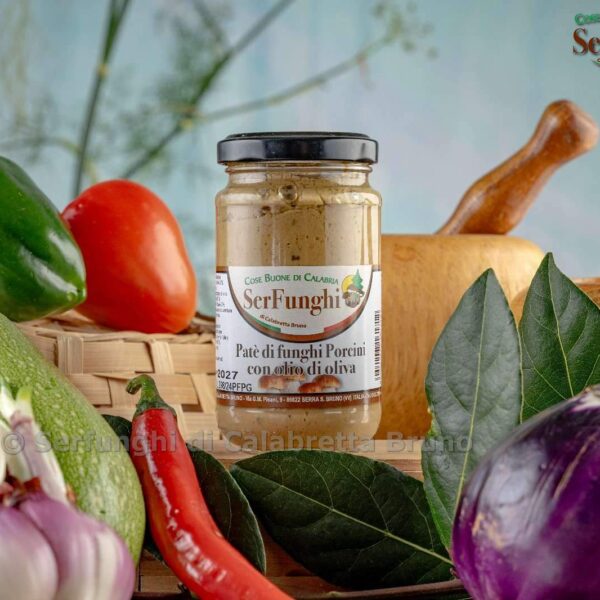 PATE’ DI FUNGHI PORCINI CON OLIO D’OLIVA – SERFUNGHI