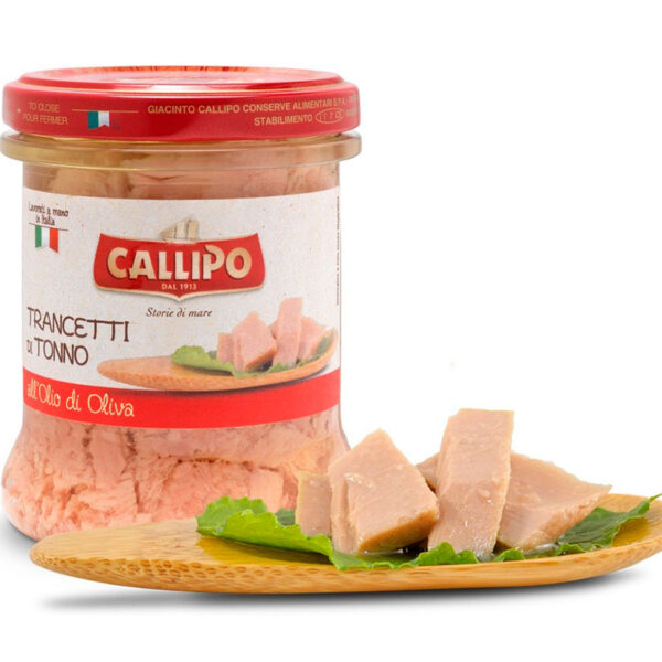 TRANCETTI DI TONNO CON OLIO OLIVA 170GR – CALLIPO