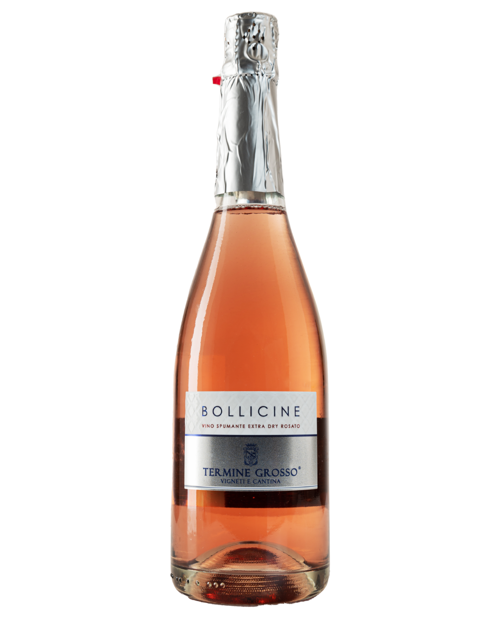 VINO SPUMANTE EXTRY DRY ROSATO TERMINE GROSSO - BOLLICINE